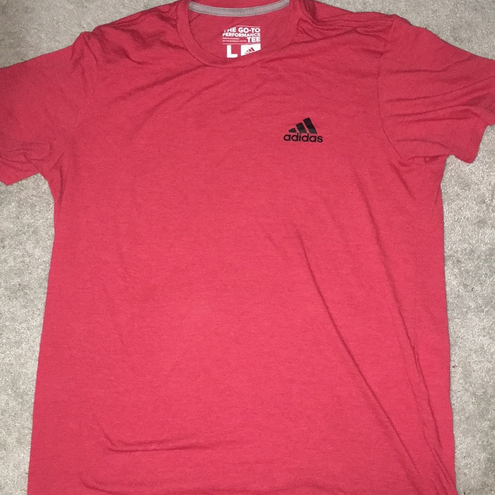 Adidas red Tshirt